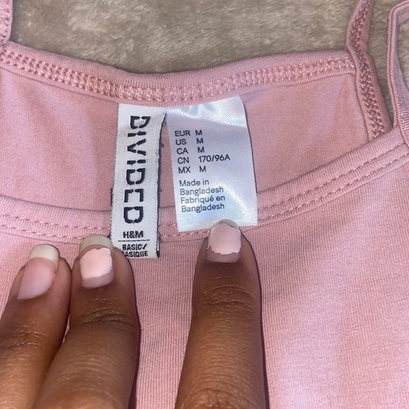 Pink Racerback Crop Top - Picture 2 of 4